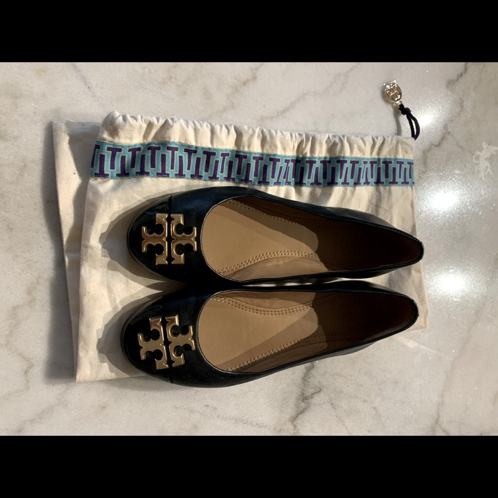 Tory Burch Shoes (Size 4) with bag